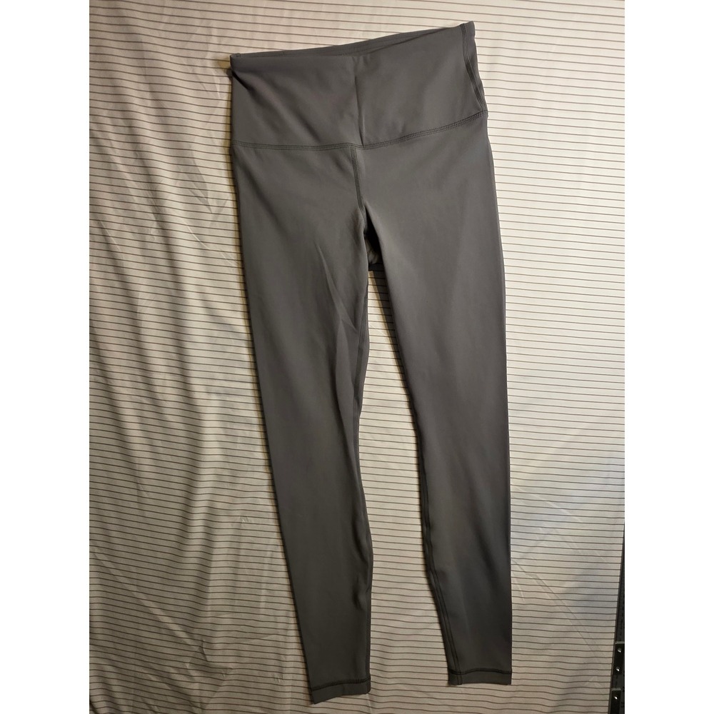 1341 Yogalicious Womens High Waisted Grey Activewear Leggings Small RN 144527